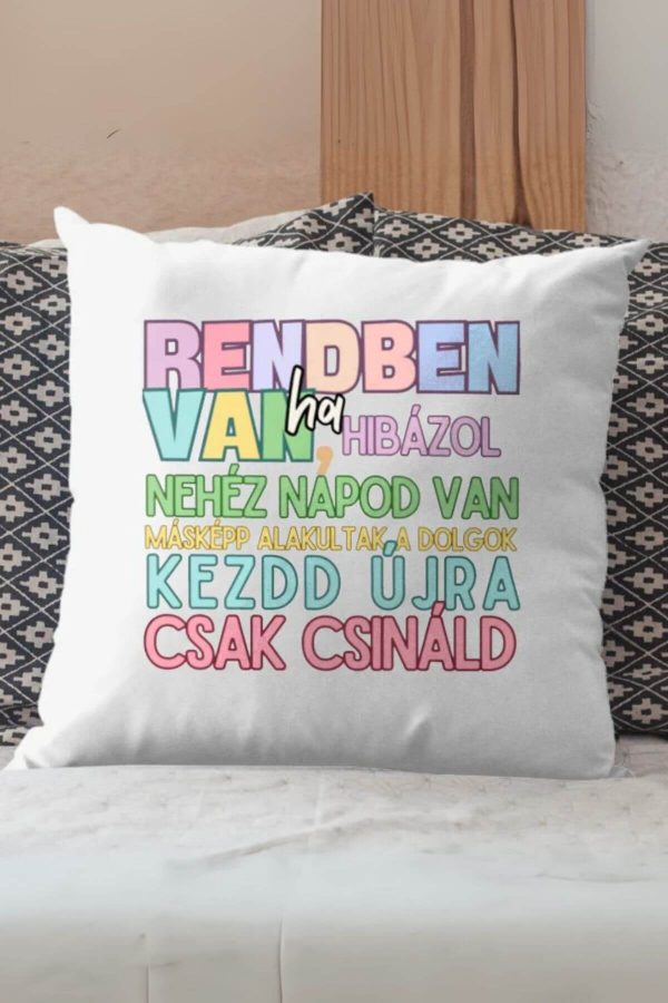 Rendben van, ha hibázol